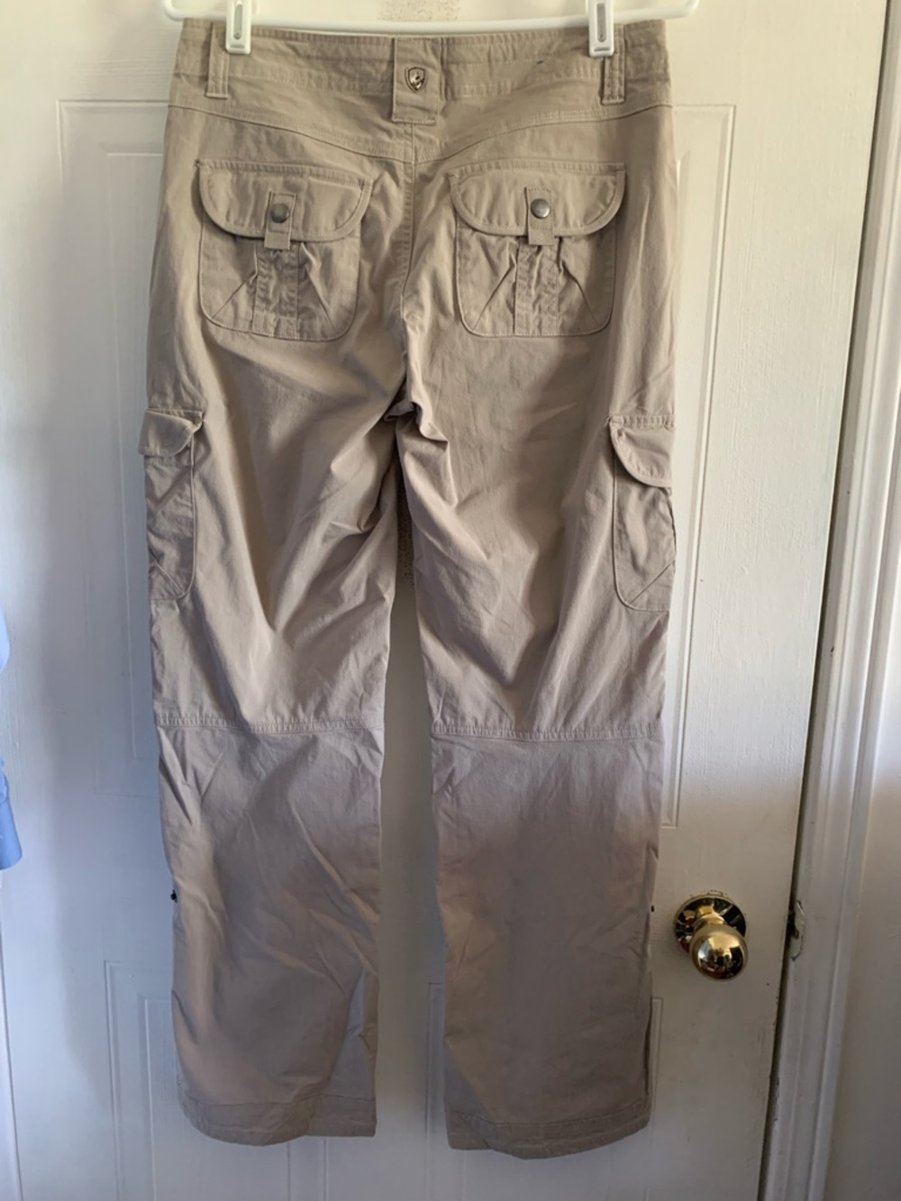 Kuhl Women’s Legendary Roll-Up Snap Cargo Hiking Pants Khaki Size 4 Short - Picture 2 of 7